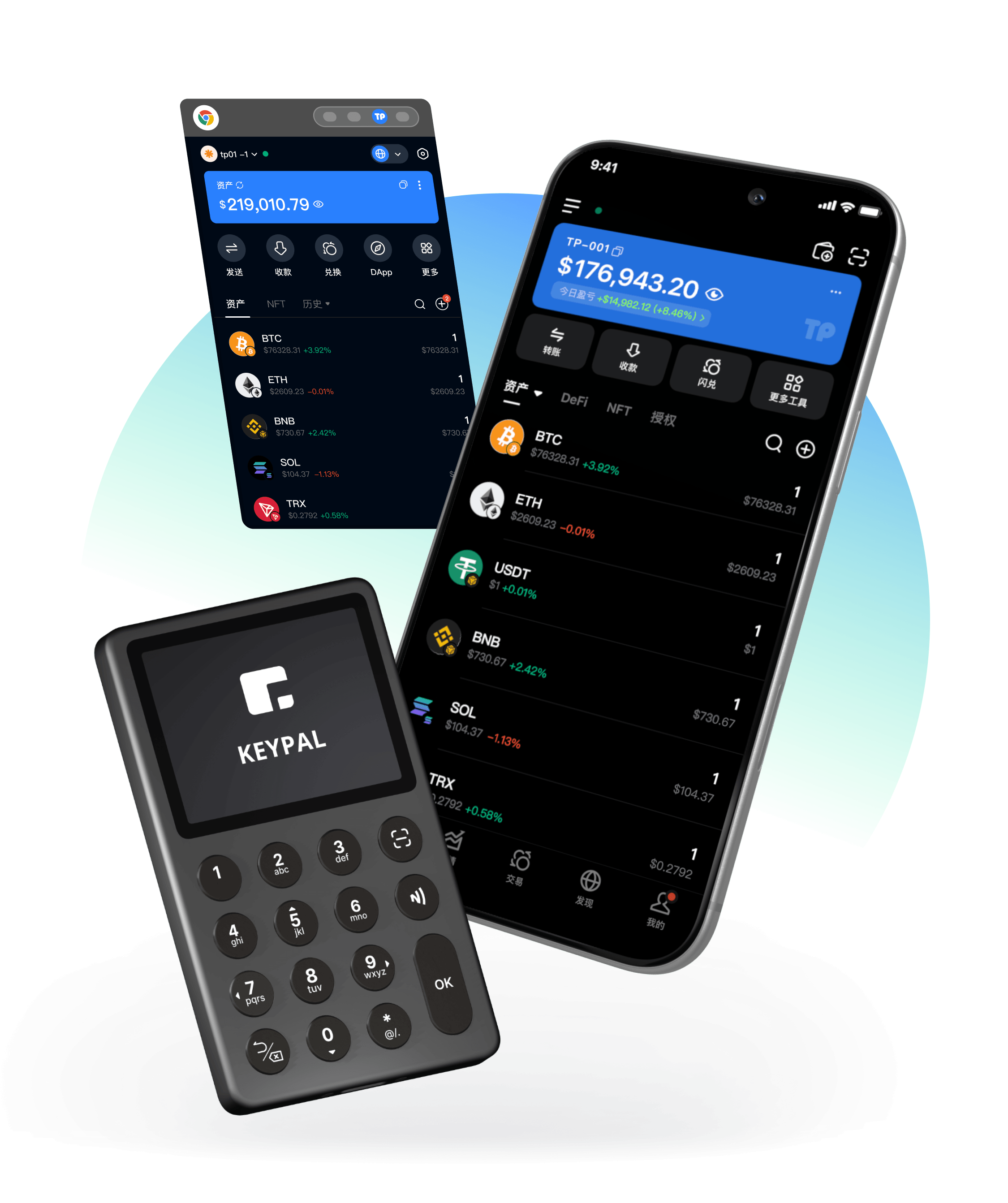 TokenPocket多鏈錢包服務主視覺